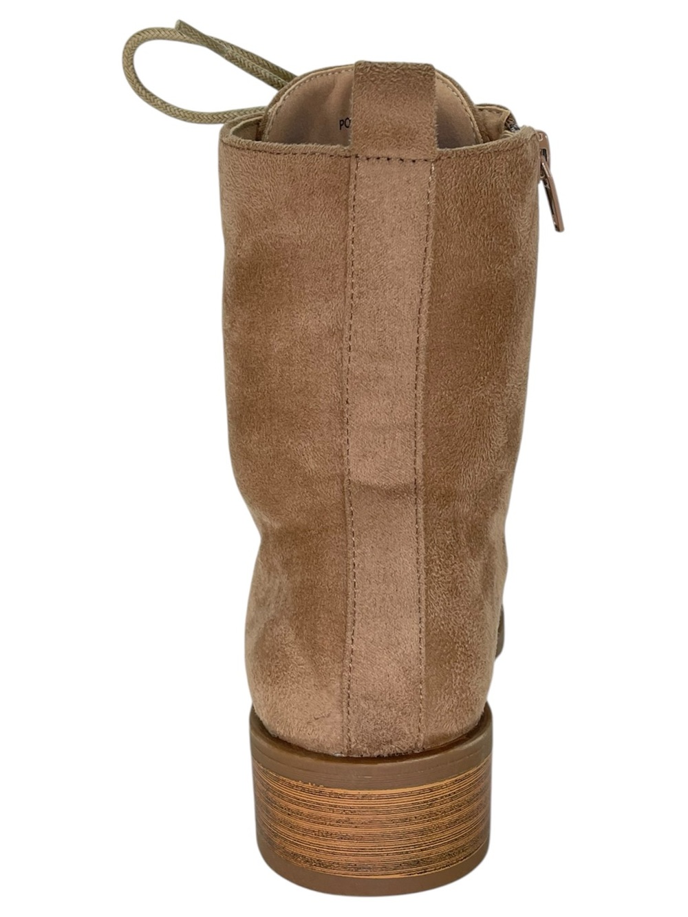 Journee Collection Vienna Taupe Microsuede Womens Ankle Boots Size 7M - Picture 4 of 11